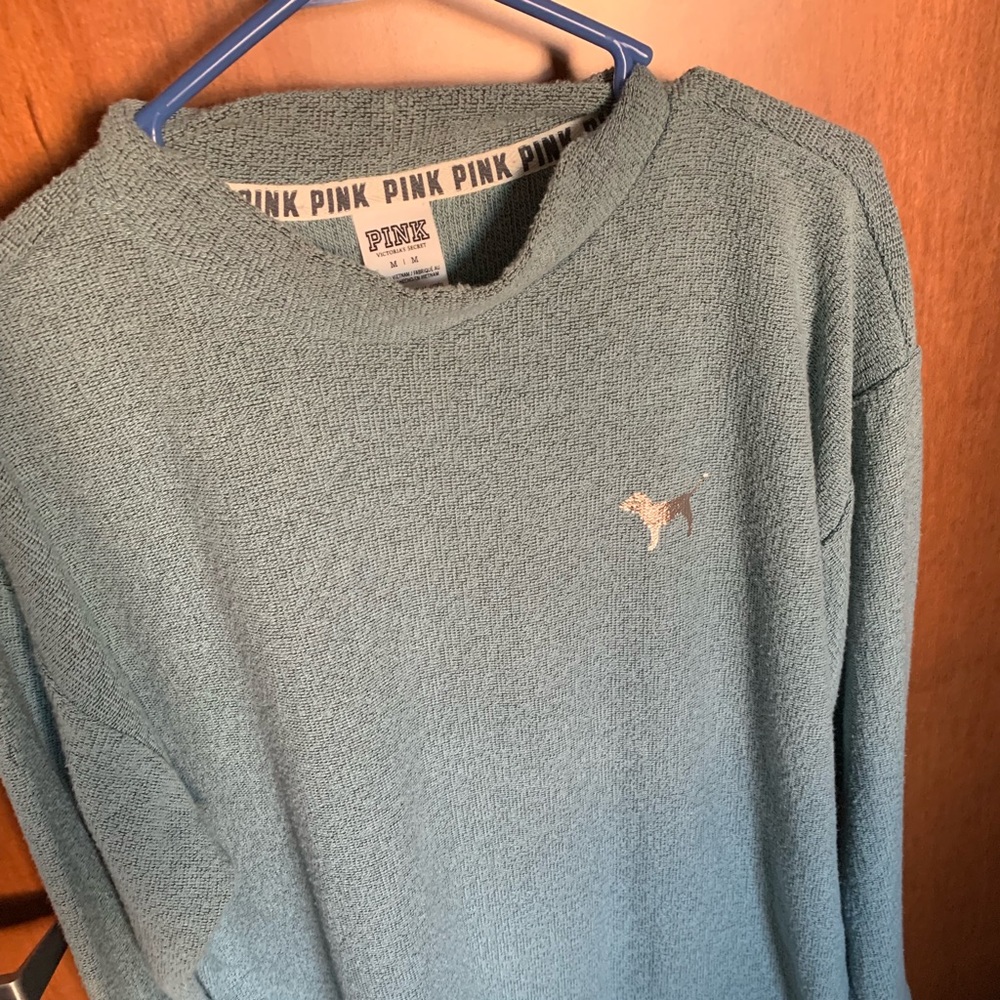 Victoria Secret PINK- mock turtle neck crew neck